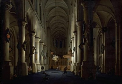 Interior of a Church by Daniel de Blieck