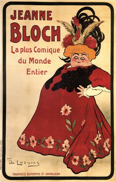Jeanne Bloch, 1908 by Daniel de Losques