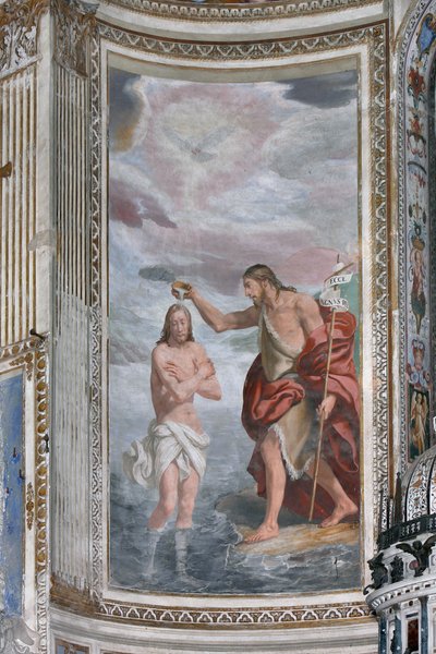 Baptism of Jesus by Saint John by Daniele Crespi