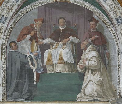 Pope Approving the Carthusian Order by Daniele Crespi