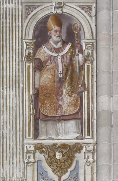 Saint Ambrose by Daniele Crespi