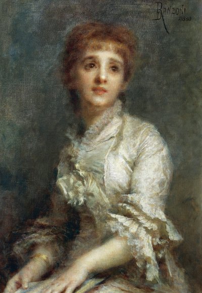 Portrait of Mrs. Pisani Dossi by Danielle Ranzoni