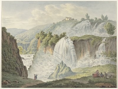 View of the Waterfalls of Tivoli by Daniël Dupré