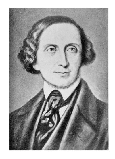 Portrait of Hans Christian Andersen (1805-75) by Danish School