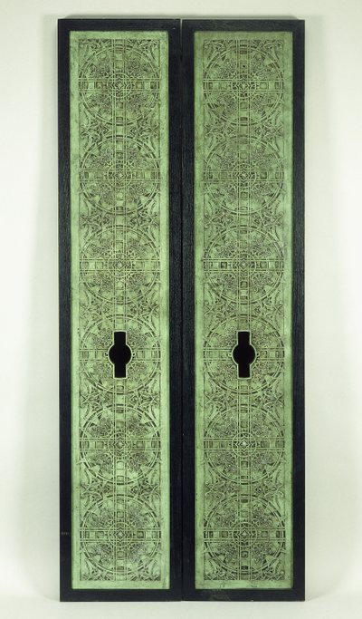 Two Elevator Panels by Dankmar Adler