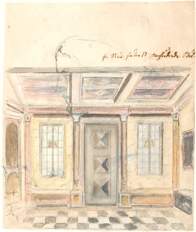 A Room from the 17th Century Style by Dankvart Dreyer
