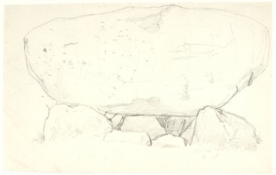 A Dolmen on Brandsø by Dankvart Dreyer