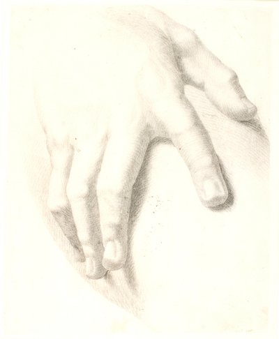 Study of a Hand by Dankvart Dreyer