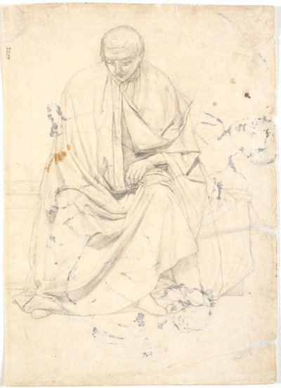 Study for an Apostle Figure or Similar by Dankvart Dreyer