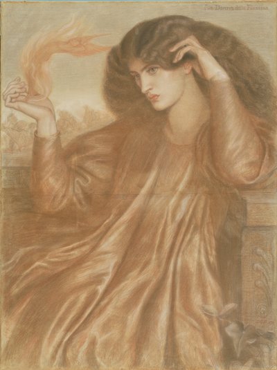 The Lady of the Flame by Dante Gabriel Charles Rossetti