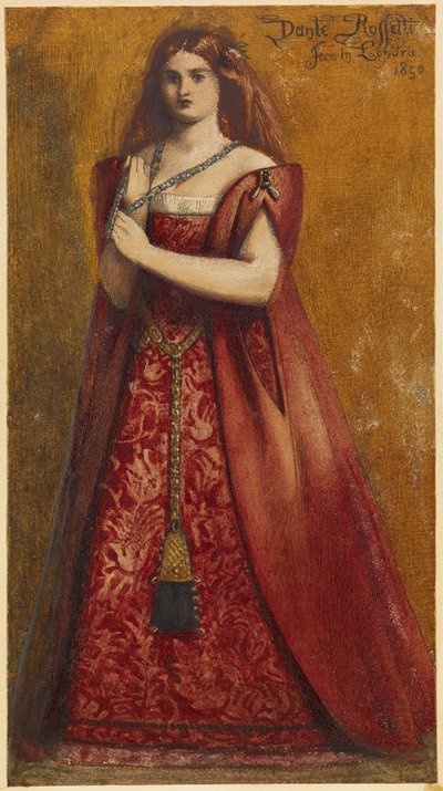 Rosso Vestita by Dante Gabriel Charles Rossetti
