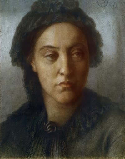 Christina G. Rossetti by Dante Gabriel Charles Rossetti