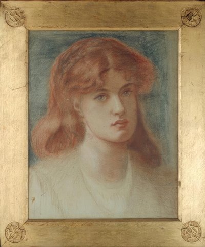 Head of a Girl by Dante Gabriel Charles Rossetti