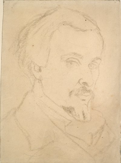 Self-portrait, c. 1850-1870 by Dante Gabriel Rossetti