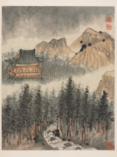 Reminiscences of the Qinhuai River, Qing Dynasty by Daoji Shitao