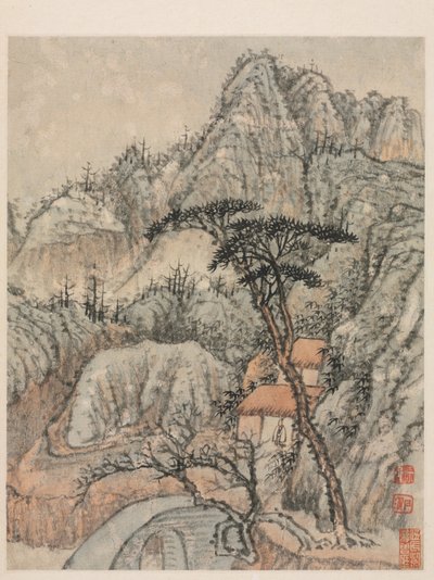 Reminiscences of the Qinhuai River by Daoji Shitao