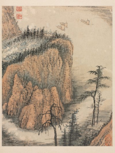 Reminiscences of the Qinhuai River by Daoji Shitao