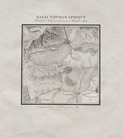 Receuil Dessais Lithographiques: Essai Topographique by Darmet