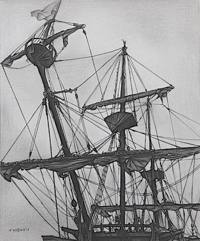 Ghostly Galleon by Darrell Windjack