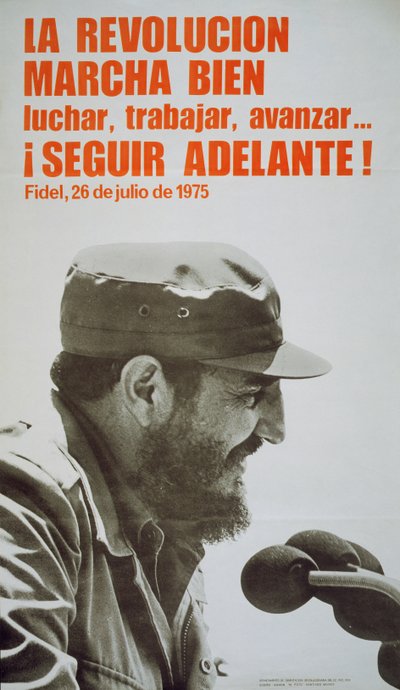 Poster featuring Fidel Castro by John Ward Dunsmore