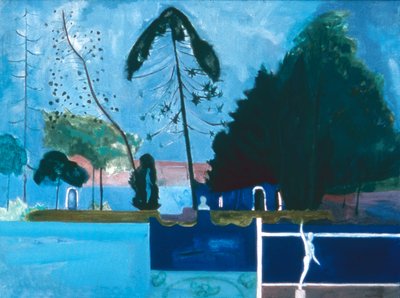 In a Garden, Lisbon by David Alan Redpath Michie