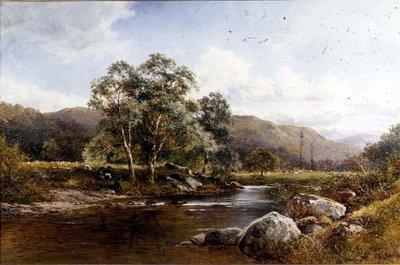 Birches on the Lledr by David Bates