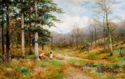 On The Long Mynd, Church Stretton, 1907 by David Bates