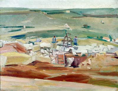 The Quarry Men by David Bomberg
