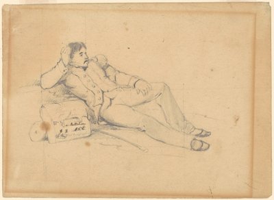 Relaxing Soldier by David Claypoole Johnston