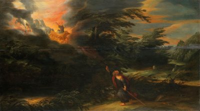 The Ascension of Elijah (II Kings 2:11-13) by David Colijns