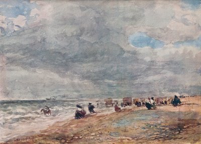 Rhyl Sands by David Cox the elder