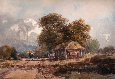 The Cart Shed, 1841 by David Cox the elder