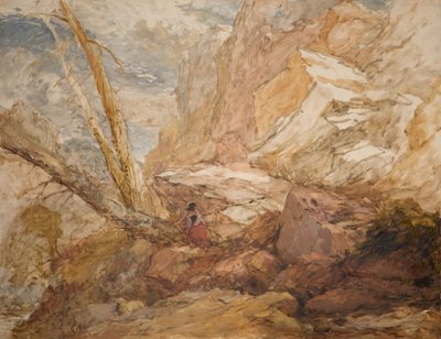 The Missing Lamb, 1853 by David Cox the elder