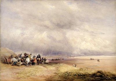 Ulverston Sands by David Cox the elder