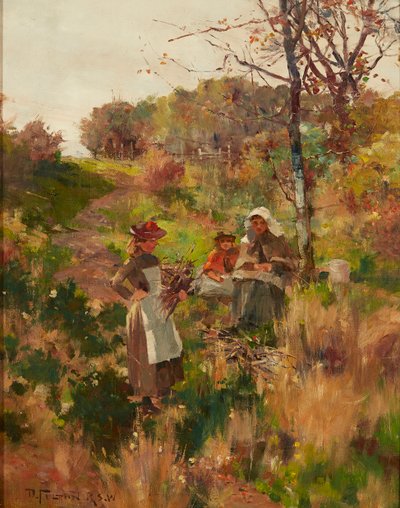 Gathering Firewood by David Fulton