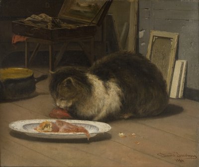 The Cat in the Studio by David Jacobsen