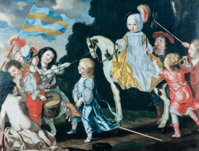 The children of Carl Gustav Wrangel by David Klöcker Ehrenstrahl