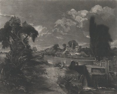 A Lock on the Stour by David Lucas