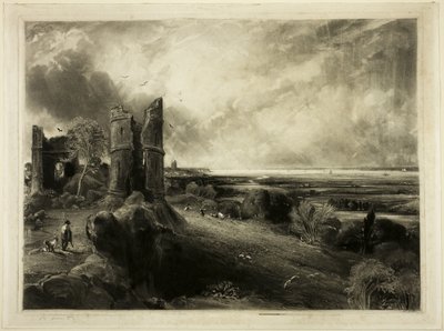 Hadleigh Castle Near the Nore by David Lucas