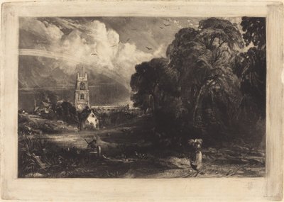 Stoke-by-Neyland by David Lucas after John Constable