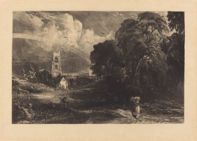 Stoke-by-Neyland by David Lucas after John Constable