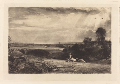 Summer Morning by David Lucas after John Constable