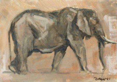 Bull Elephant, 2019 by David Mayer