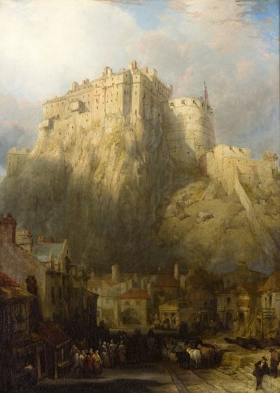 Edinburgh Town and Castle by David Roberts