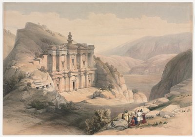 El Deir Petra by David Roberts