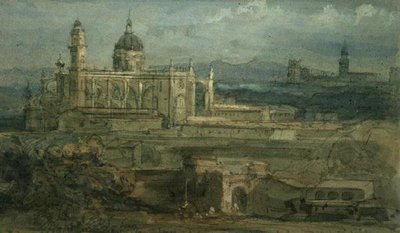 Entrance to Herez, Spain by David Roberts