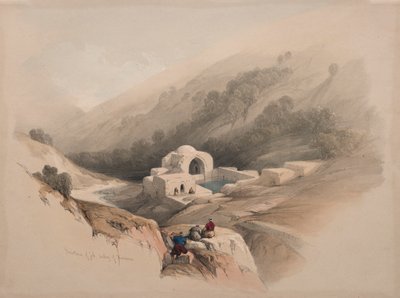 Fountain of Job, Valley of Hinnom by David Roberts