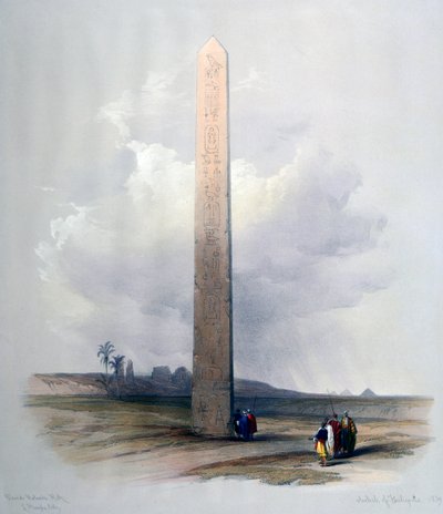 Obelisk of Heliopolis by David Roberts