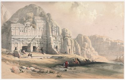 Petra, Eastern End of the Valley by David Roberts