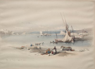 Port of Tyre, 1839 by David Roberts